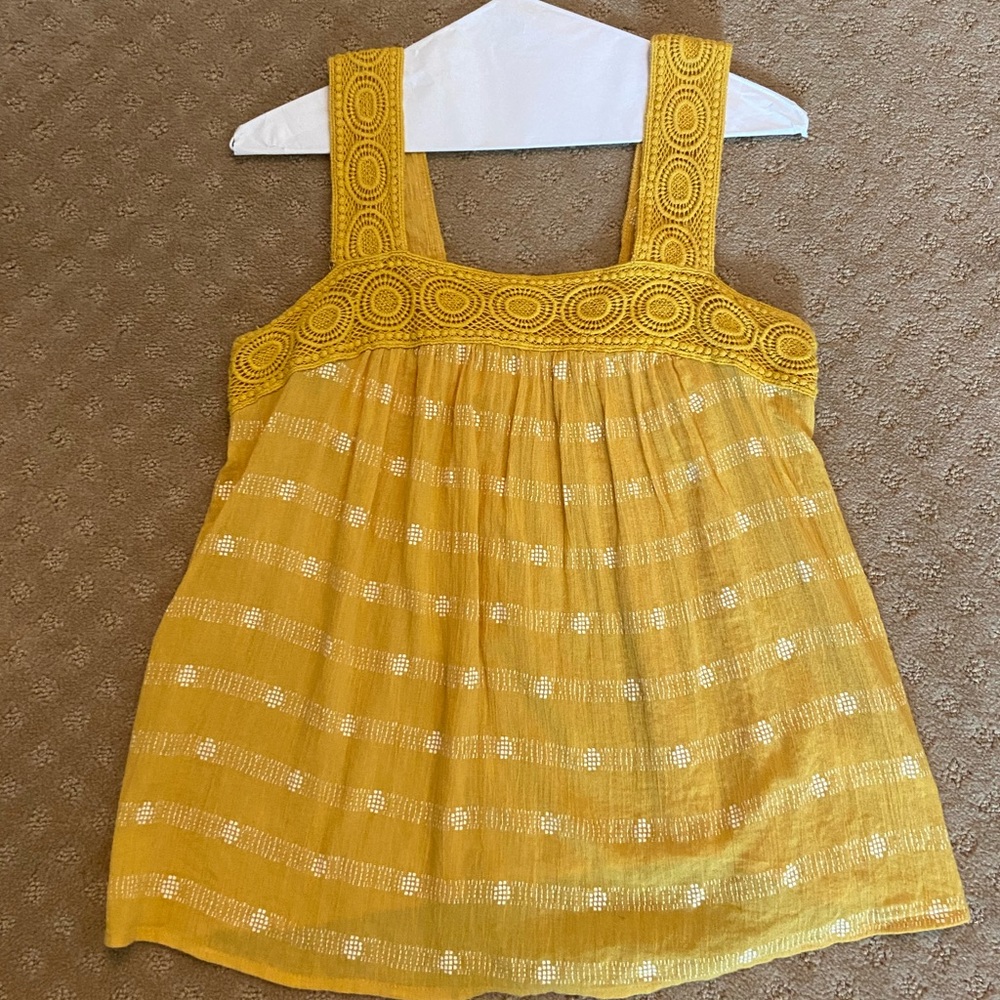 Yellow Old Navy Tank Top, size small